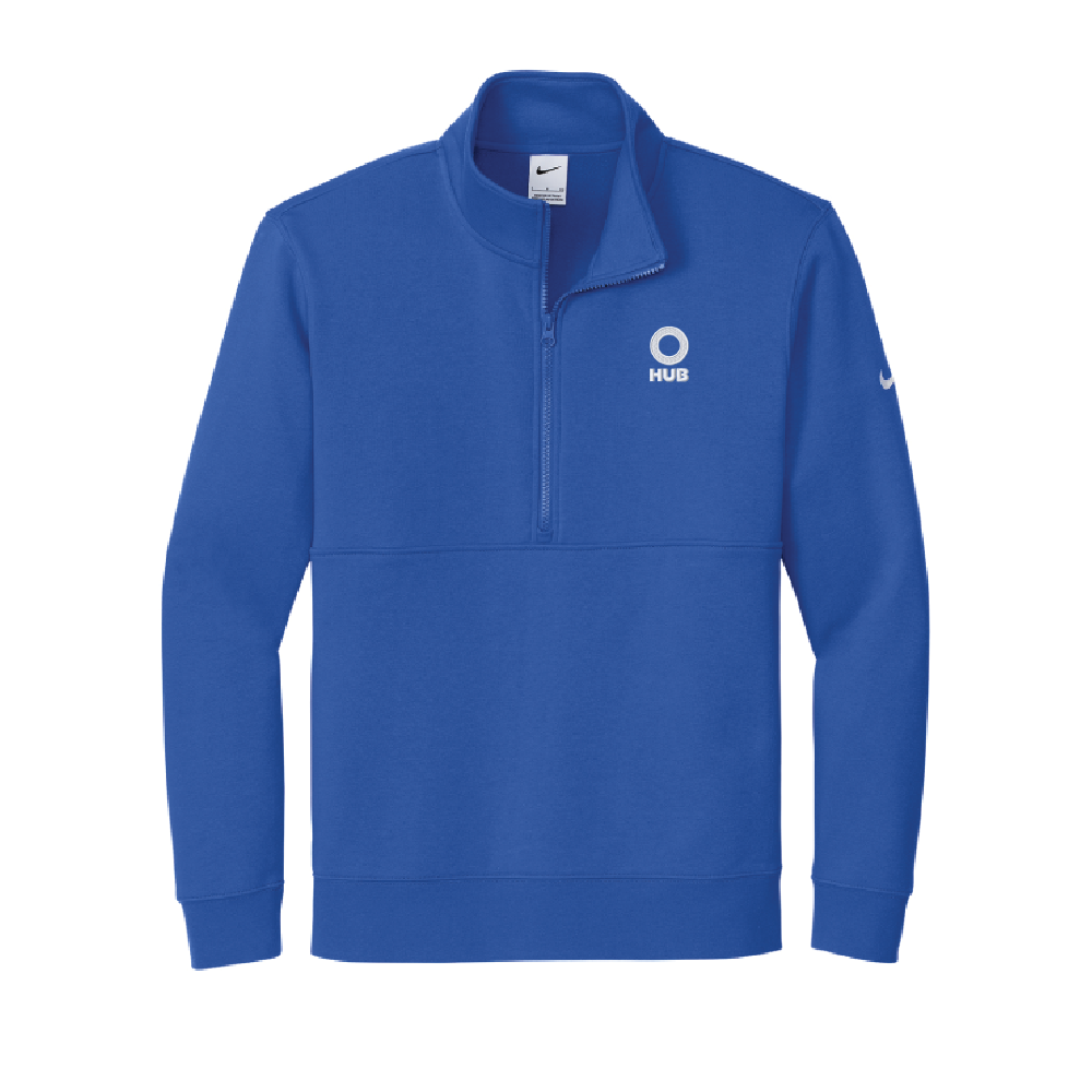 Nike Club Fleece Sleeve Swoosh 1/2-Zip